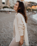 Oversize Musselin-Bluse "Maja"