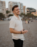 Musselinhemd Herren Kurzarm "Carlos"
