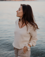 Musselin-Bluse "Jule" • mit Ballonärmeln