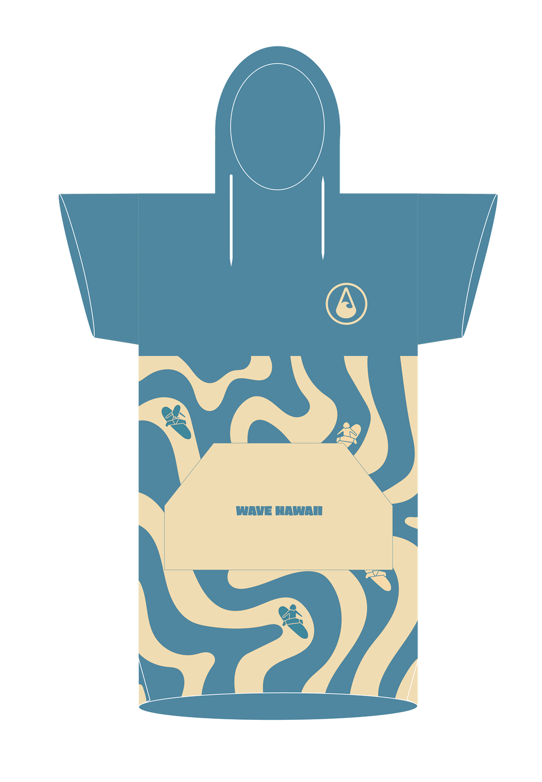NatureLite Travel Poncho Swirls