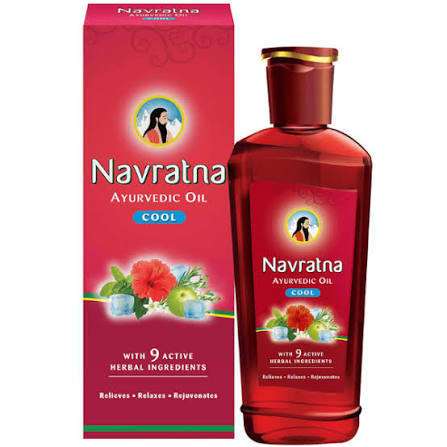 Navratna Ayurvedic Cool Hair Oil 180ml Namma Markt