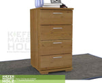 Nobis Schubladenkommode Bio Kiefer Sideboard | 4-Schubladen | 74cm hoch | 100% Massivholz
