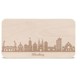 Frühstücksbrettchen Skyline Nürnberg