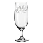 Stölzle Lausitz Bierglas mit Gravur "O'zapft is!"