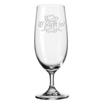 Stölzle Lausitz Bierglas mit Gravur "O'zapft is!"