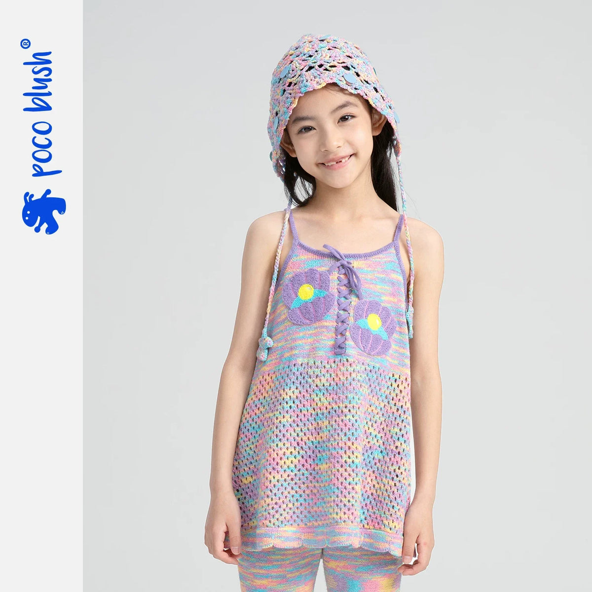 Mermaid Shell Knit Top