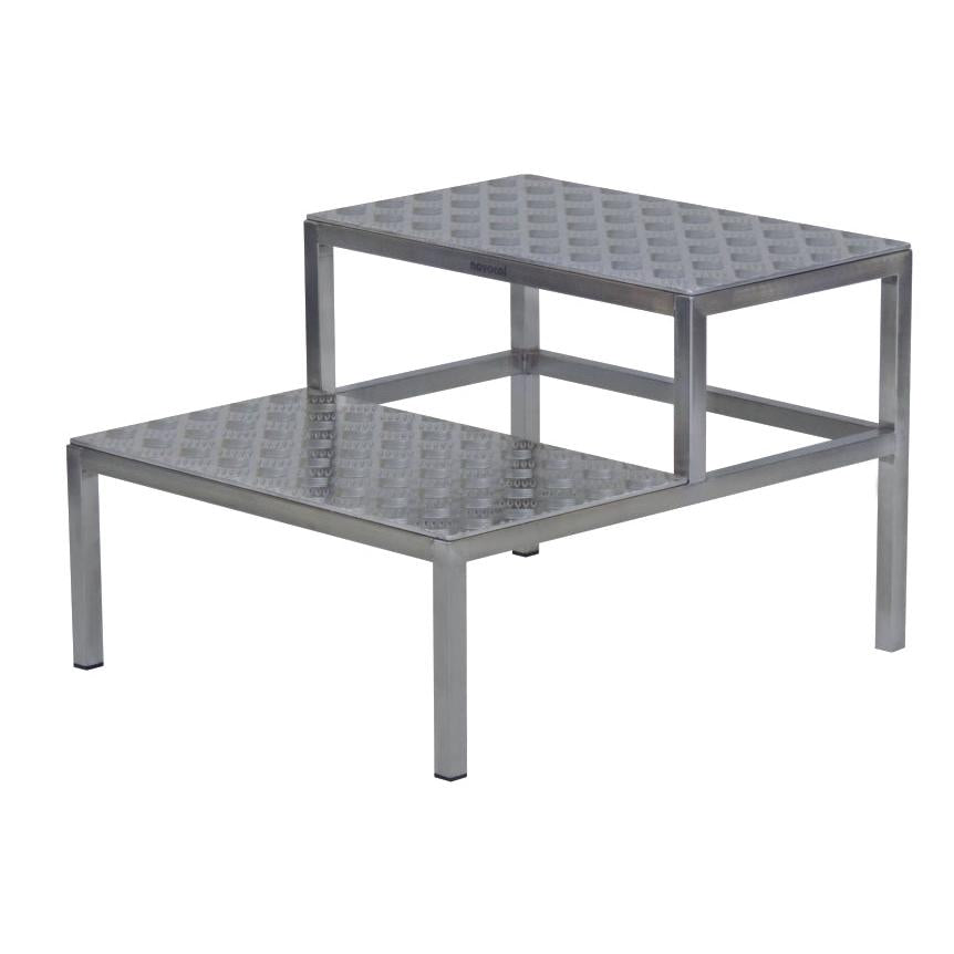 Novocal OP-Tritt 2 - fach Abmessungen: 600 x 700 x 450 mm (BxTxH) | Packung (1 Stück)