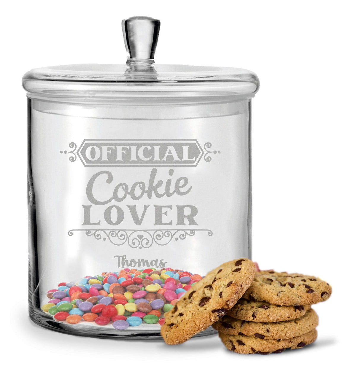 Leonardo Keksglas mit Gravur "Official Cookie Lover"