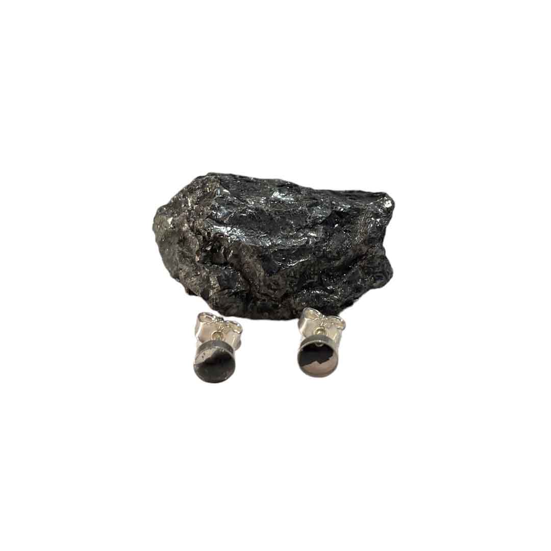 Ohrstecker Kohle Mini Silber Schmuckprodukt