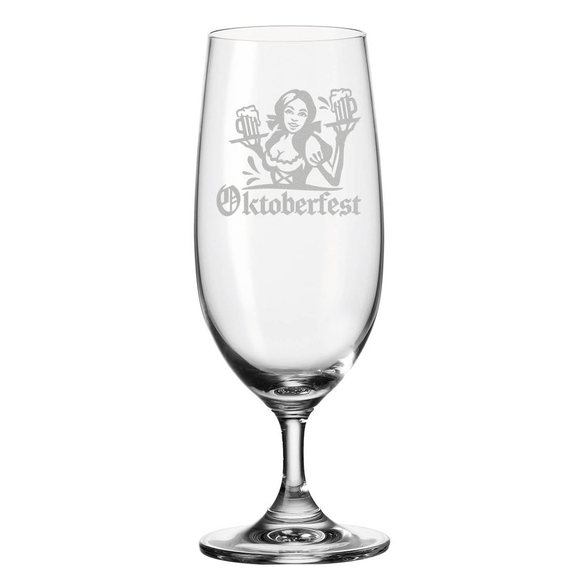 Stölzle Lausitz Bierglas mit Gravur "Oktoberfest Madl"