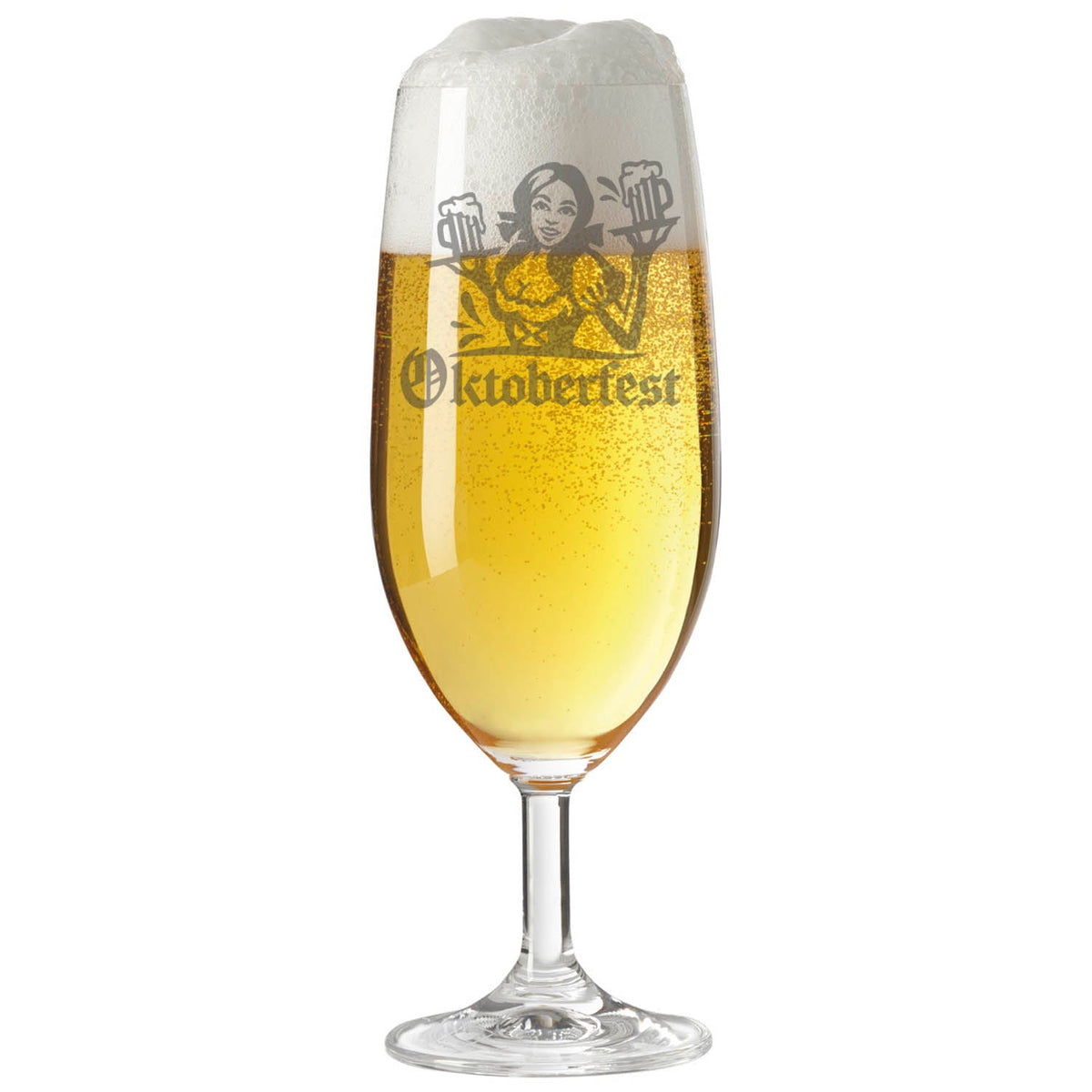 Stölzle Lausitz Bierglas mit Gravur "Oktoberfest Madl"