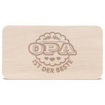 Schneidebrett Frühstücksbrettchen "Opa ist der Beste"