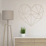 Origami 3D Herz aus Holz -