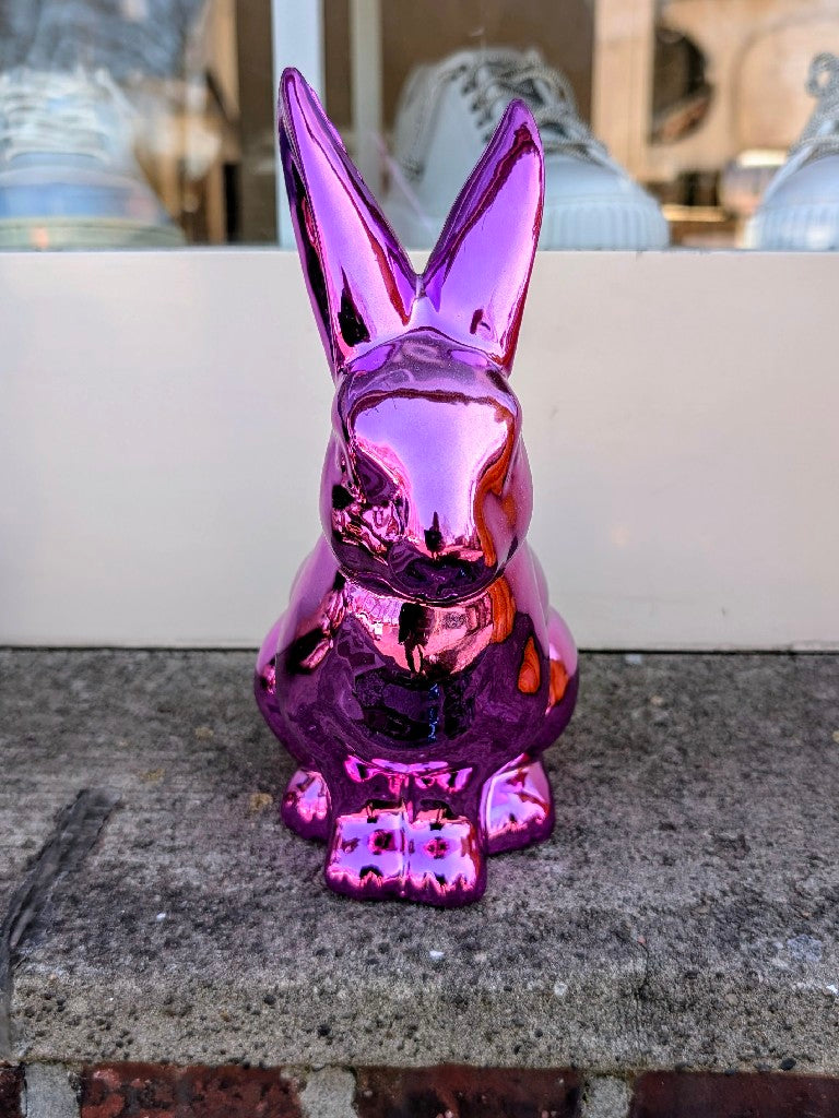Osterhase glänzend PINK - von GRÖNER