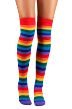 Overknees Kniestrümpfe "Ringelstrümpfe" - 414110 | Bunt gestreift
