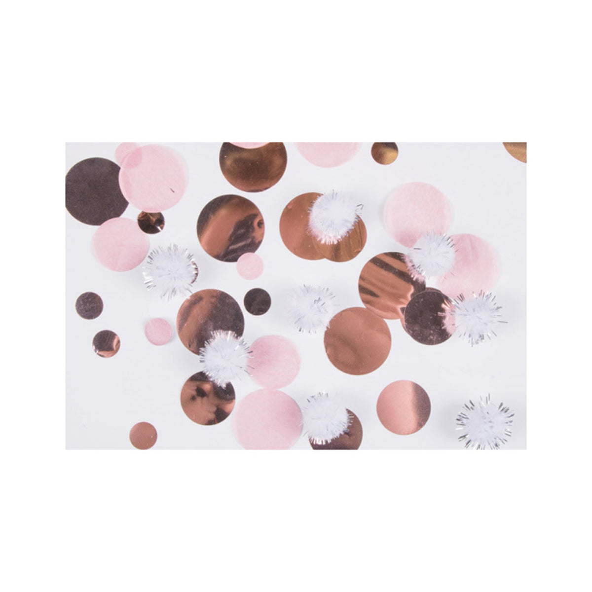 Konfetti mit Pom Poms Rose Gold Birthday | 16g