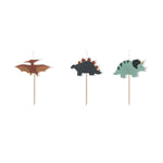 Geburtstagskerzen Dinosaurier | 3 cm - 3 Stk.