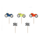 Geburtstagskerzen Rennautos | 2-3 cm - 5 Stk.