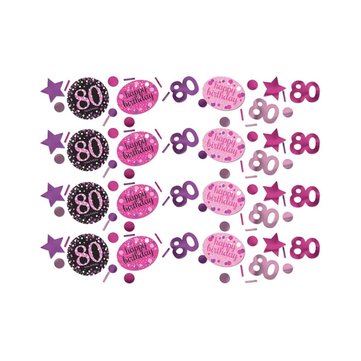 Konfetti Sparkling | 34 g, Folie | Pink #80