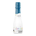 Konfettishooter Flasche Blau | 16 cm Bunt