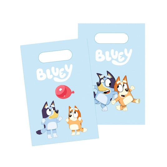 "Bluey" Serie | 8 Papier Partytüten  15,8x23,6cm