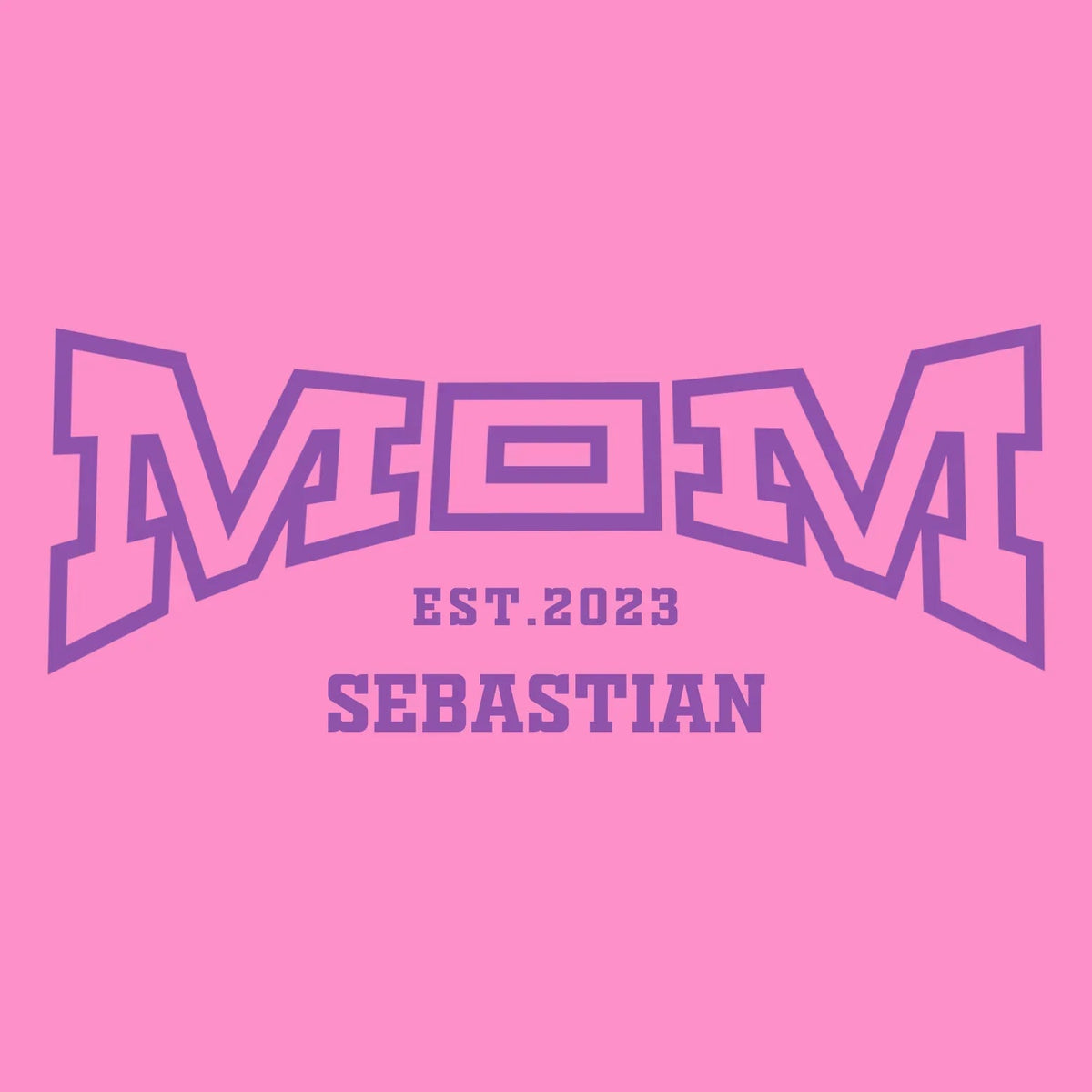 MAMA T-Shirt COLLEGE personalisiert