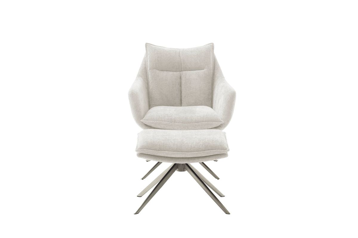 PARKER Loungesessel inkl. Hocker