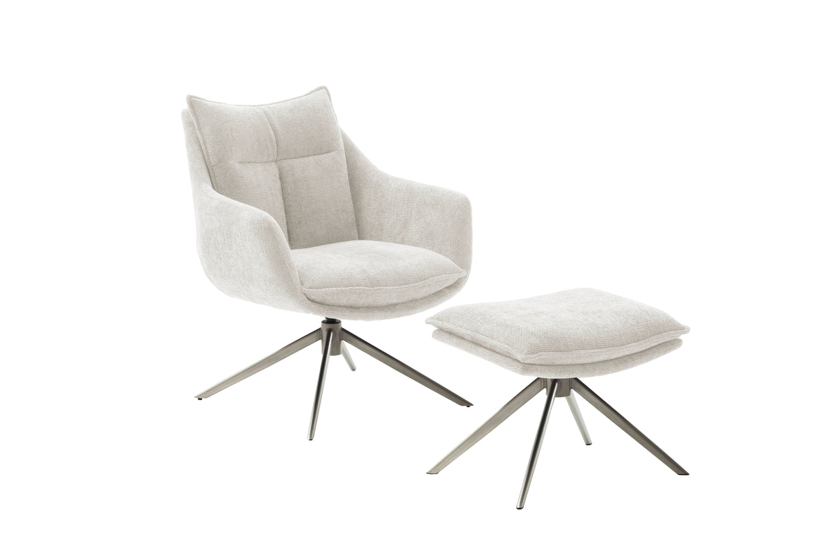 PARKER Loungesessel inkl. Hocker