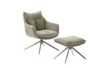 PARKER Loungesessel inkl. Hocker