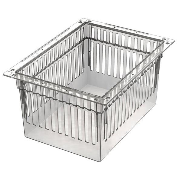 Novocal PC-Modul transparent teilbar Abmessungen: 400 x 300 x 200 mm (BxTxH) inkl. Auszugsstopps | Packung (1 Stück)