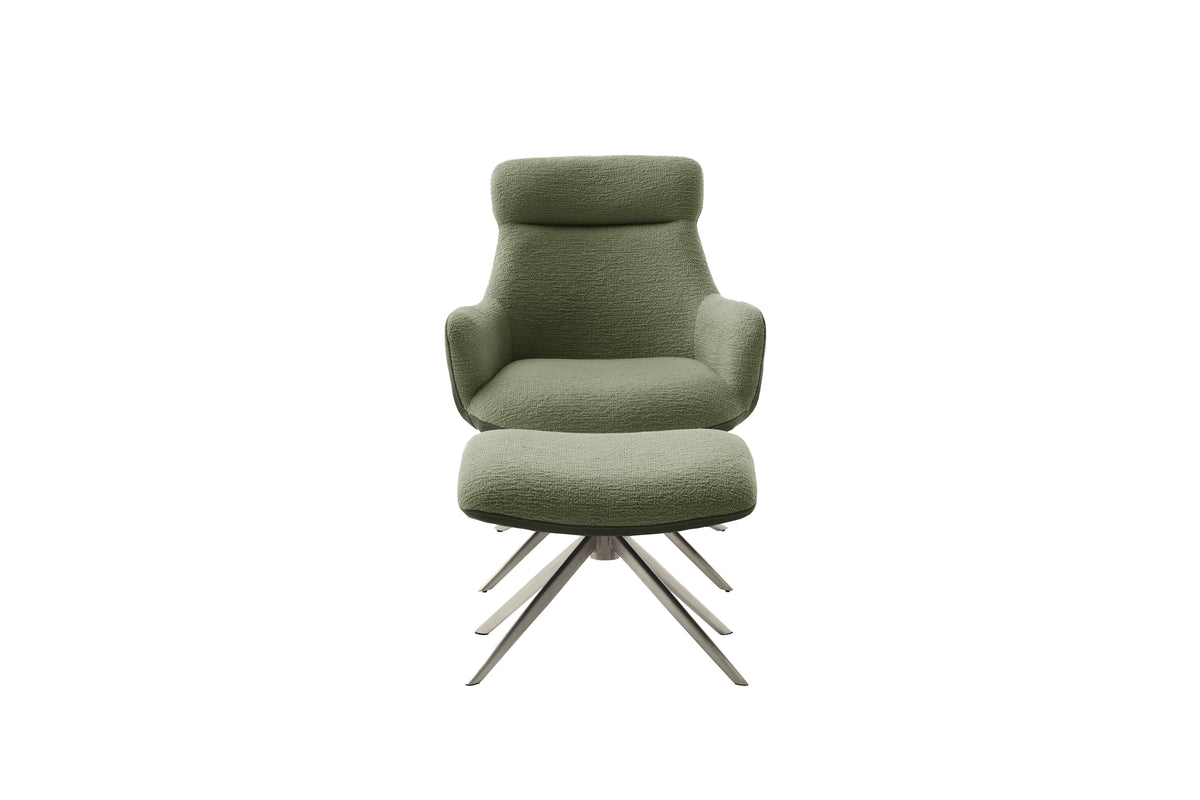 PELION Loungesessel inkl. Hocker