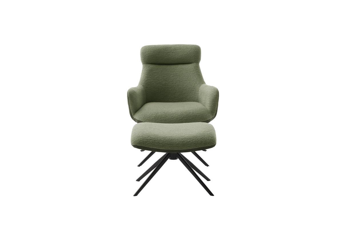 PELION Loungesessel inkl. Hocker