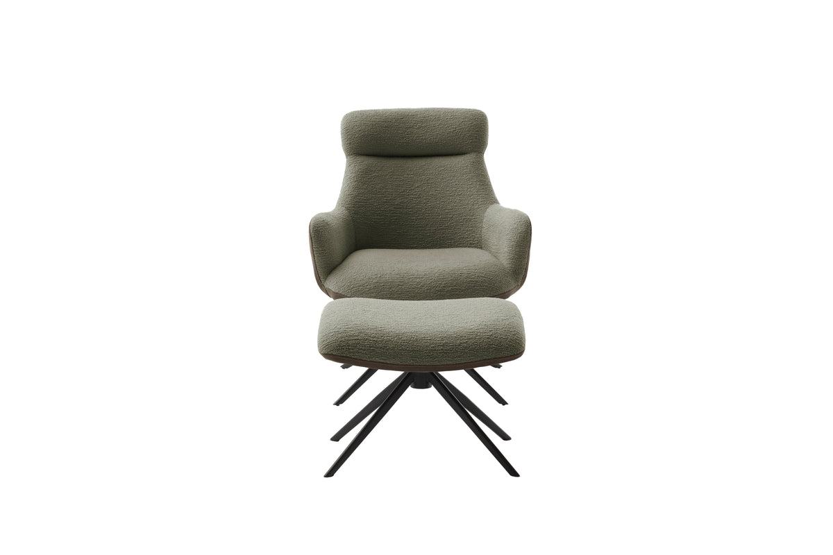 PELION Loungesessel inkl. Hocker