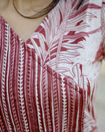 Designer cut with New print Reyon kurti pant set