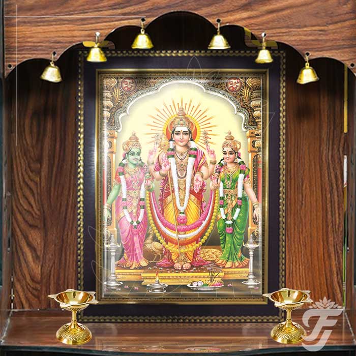 PHOTO FRAME SRI VALLI DEVYANI MURUGAN - SMALL product image 1
