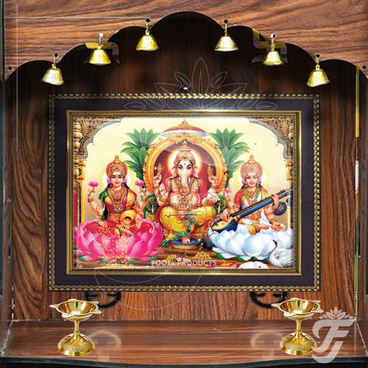PHOTO FRAME SMALL-G1297-DIWALI POOJA - DESIGN 3 product image 1