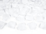 100 Rosenblätter aus Stoff - Ø 5cm | Weiß