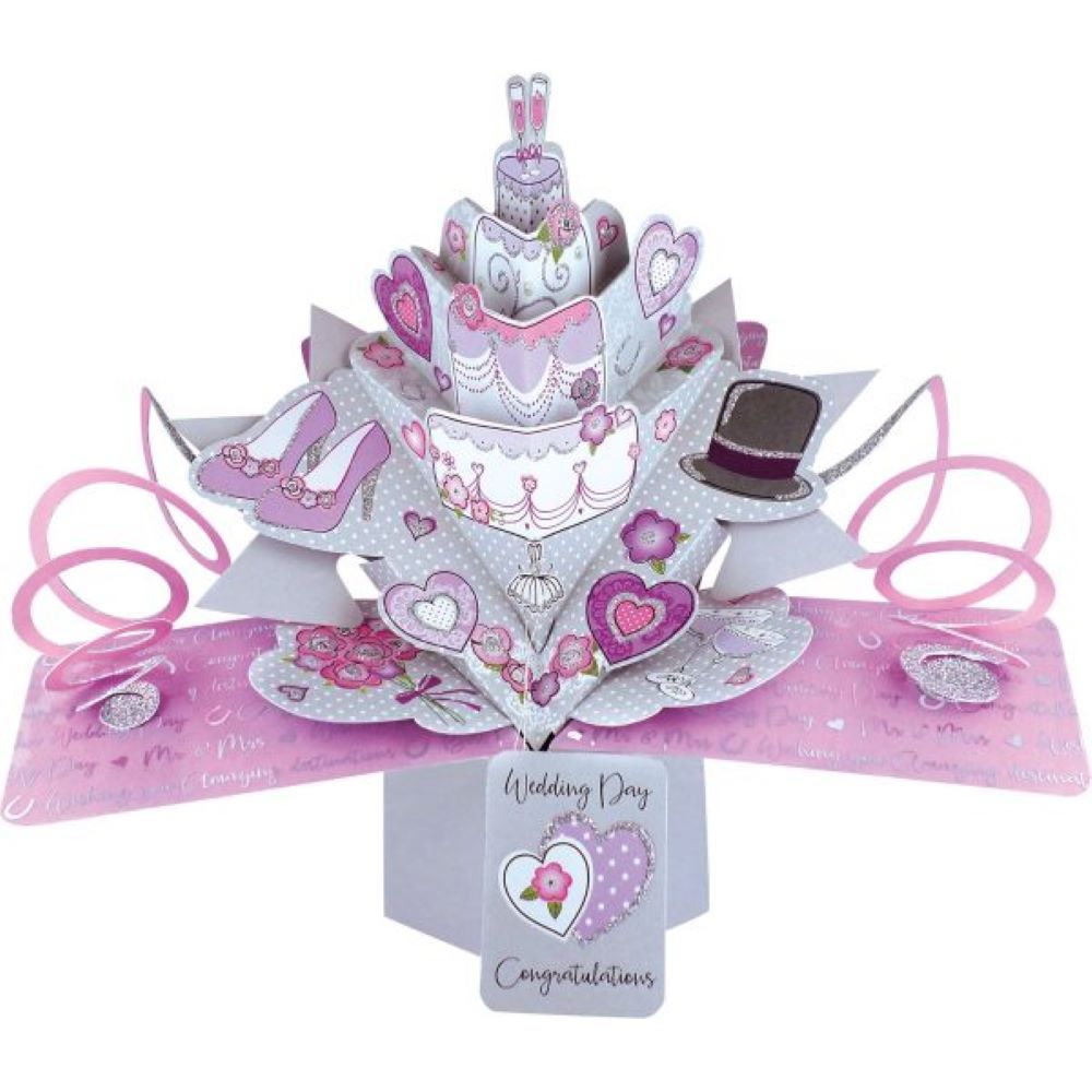 Grußkarte PopUp "Hochzeit"