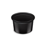 Dressingbecher (PP) Microboxx schwarz Ø46mm 30ml