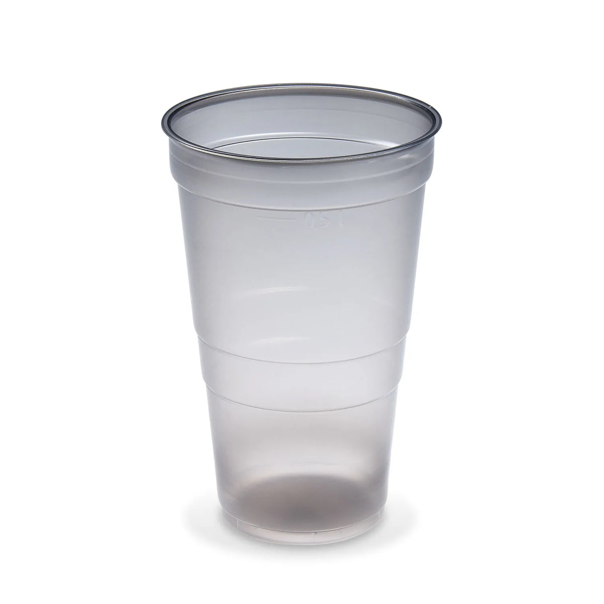 Mehrwegbecher (PP) Reware Cheers rauch‑grau transparent Ø95mm 0,5L