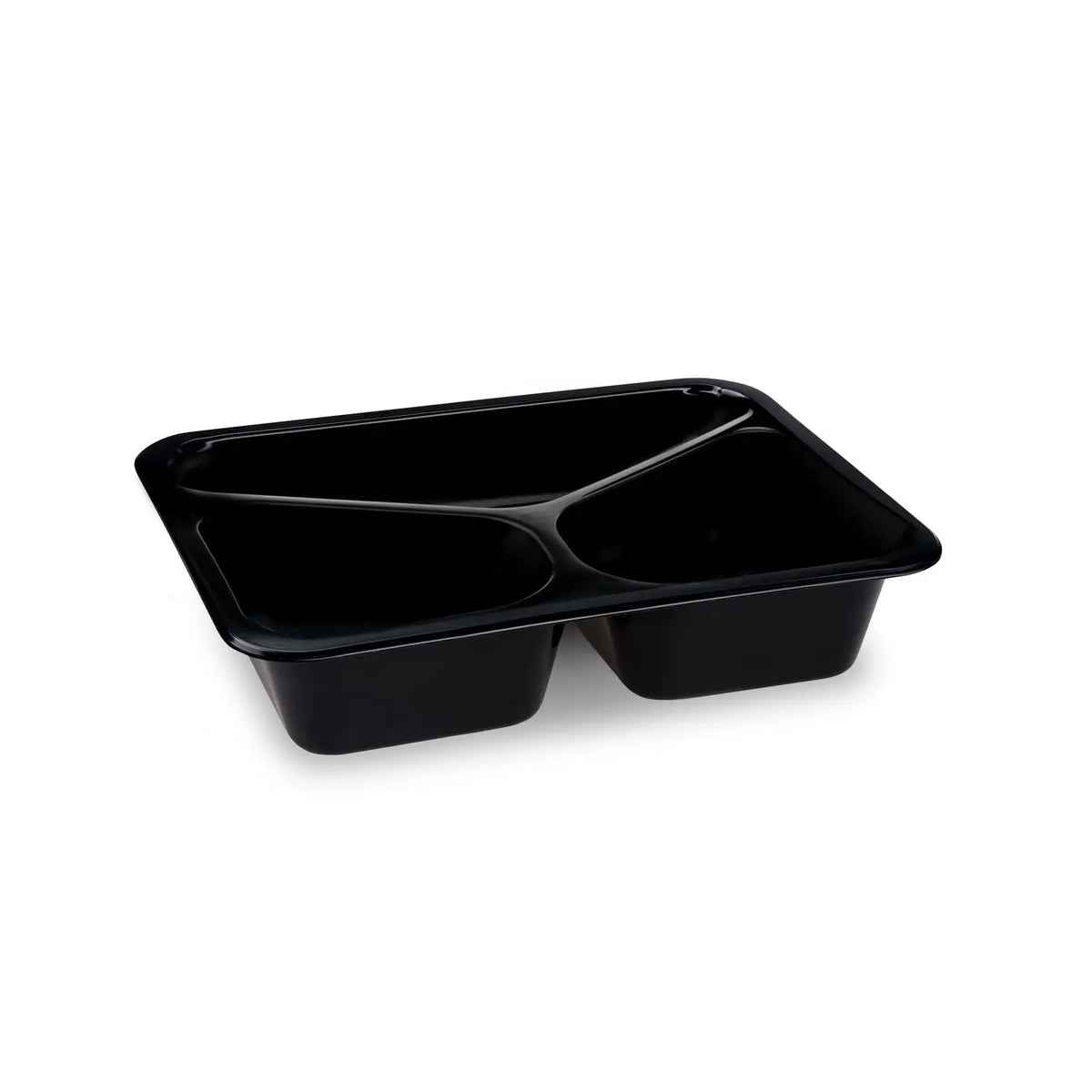 Menü-Schale (PP) Reware Lunch wiederverwendbar 3-geteilt schwarz 227 x 178 x 49 mm