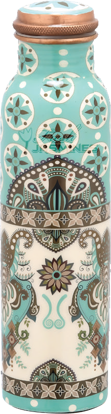 COPPER MEENA PRINT 950ML BOTTLE product image 1