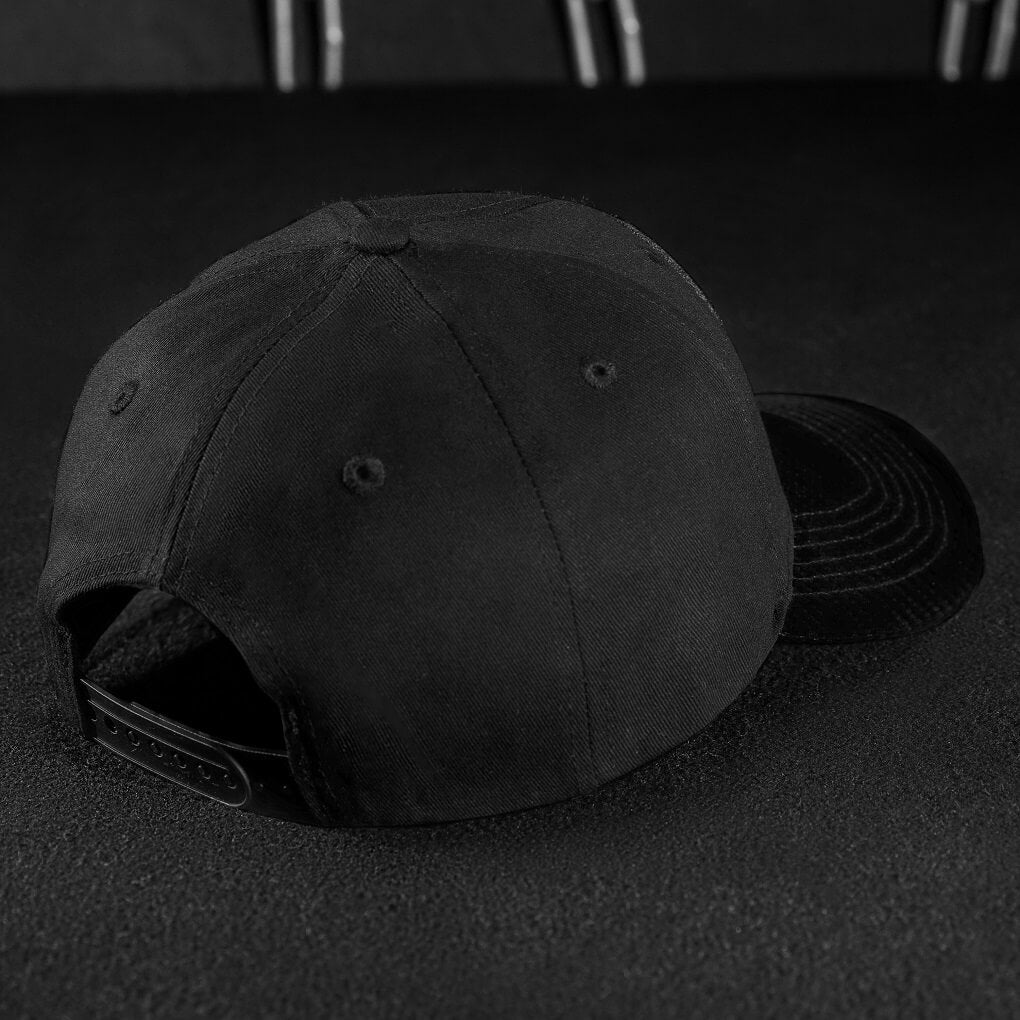 Baseball Cap - Black & Black Carbon
