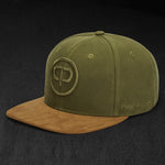 Snapback Cap - All Khaki & Suede