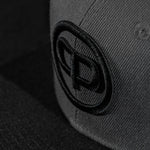 Snapback Cap - Anthracite on Black