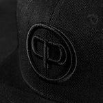 Snapback Cap - Black & Black