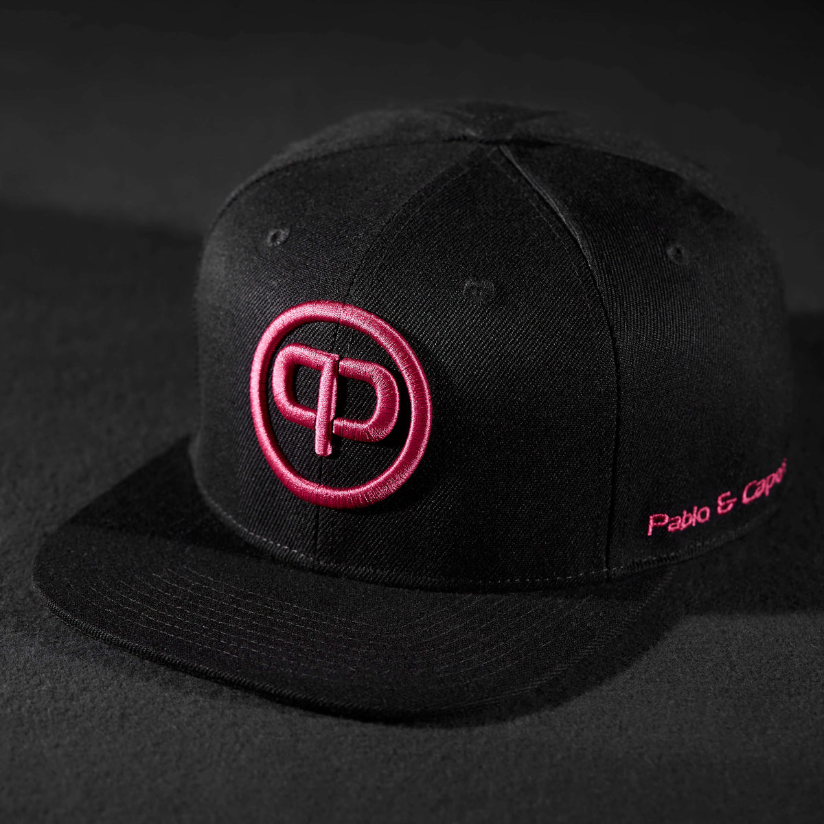 Snapback Cap - Black & Pink