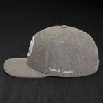 Snapback Cap - Granite & White