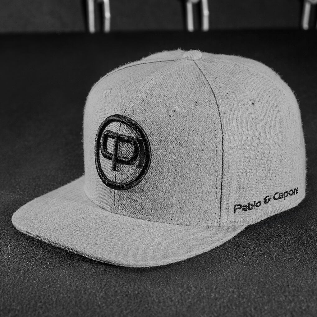Snapback Cap - Grey & Black