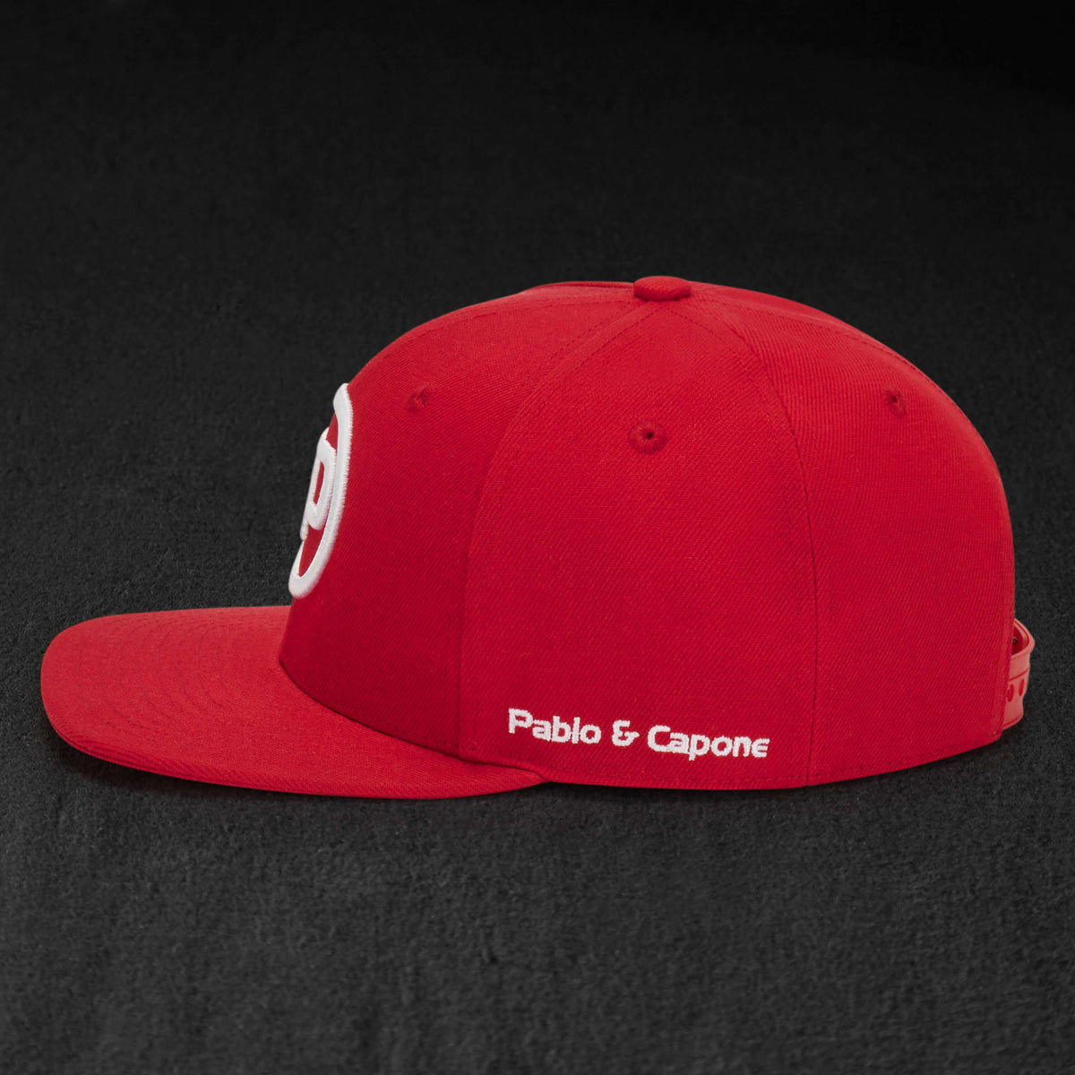 Snapback Cap - Red & White